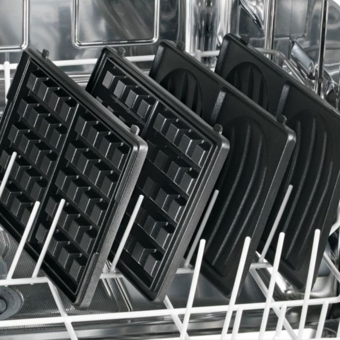 Мультимейкер Tefal Coppertinto 700Вт, тефлон, 2 пластини, корпус-метал, чорно-бронзовий