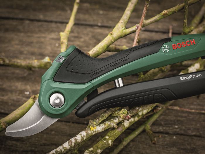 Секатор акумуляторний Bosch EasyPrune, 12В, 2х3А, d різу 25мм, 1000гр