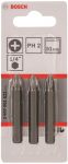 Біти Bosch Extra-Hart PH2, 51мм, 3шт
