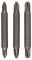Біти двосторонні Bosch PH/PH 1/2/3, 60мм, 3шт