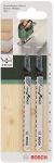Полотно пиляльне для електролобзика HSC Bosch по дереву, T 101 BR, 2.5х100мм, 2шт