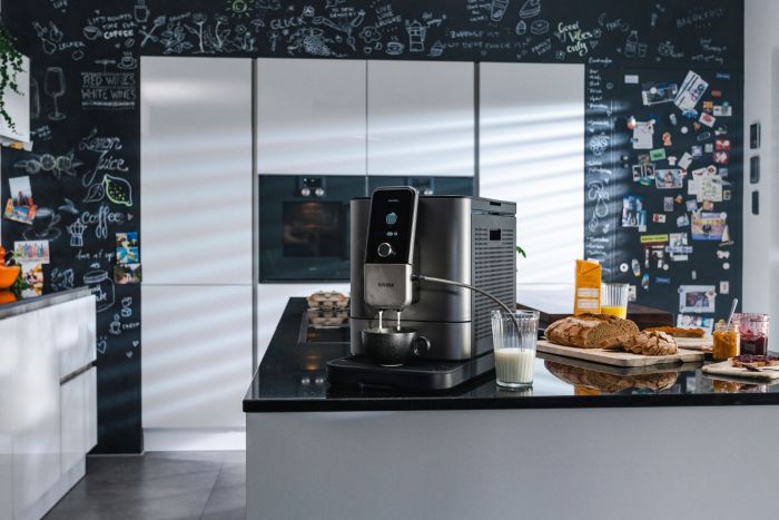 Кавомашина Nivona NIVO, 1.8л, зерно+мелена, автомат.капуч, дисплей, авторецептів -8, сірий