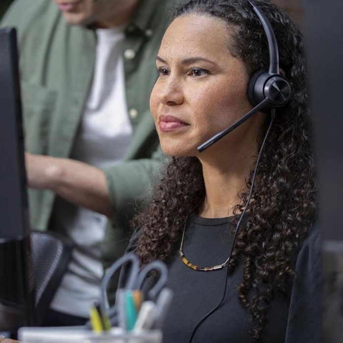 Гарнітура комп'ютерна моно On-ear Poly EncorePro 310, Quick Disconnect, всеспрямований, чорний