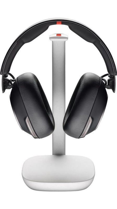 Гарнітура комп'ютерна стерео On-ear Poly Voyager Surround 85-M з підставкою для заряджання, BT 5.3, USB-A, USB-C, 3.5 мм, 10 x Omni-mic, ANC, SoundGuard Digital, Smart sensor, сертифікати Microsoft Teams, Microsoft Teams Open Office, Zoom, fast charge, чорний