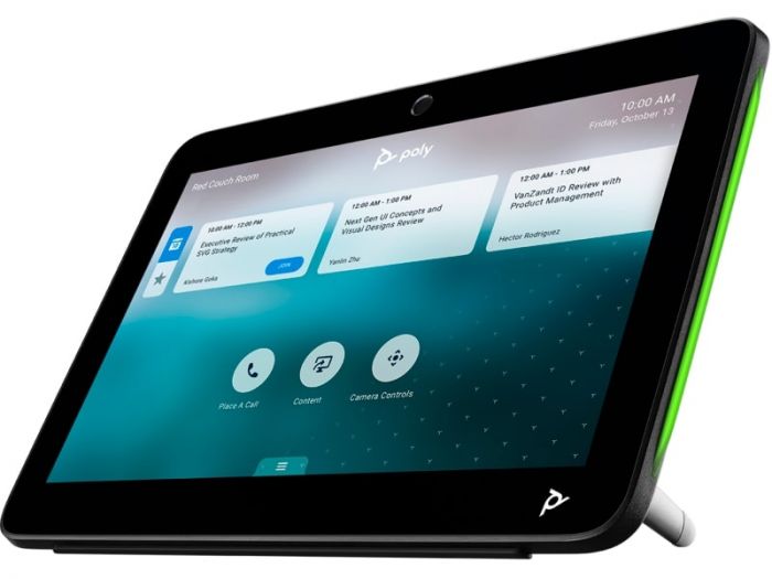 Відеотермінал Poly Studio X52 з контролером TC10, 4K, Poly Video OS, сертифікати Microsoft Teams, Zoom Rooms, білий