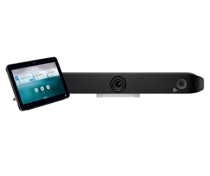 Відеотермінал Poly Studio X52 з контролером TC10, 4K, Poly Video OS, сертифікати Microsoft Teams, Zoom Rooms, білий