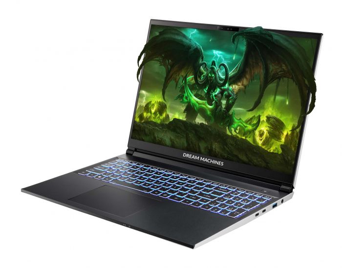 Ноутбук Dream Machines RG4060-16 16FHD+ IPS, Intel Ultra 7-155H, 32GB, F1TB, NVD4060-8, DOS, чорний