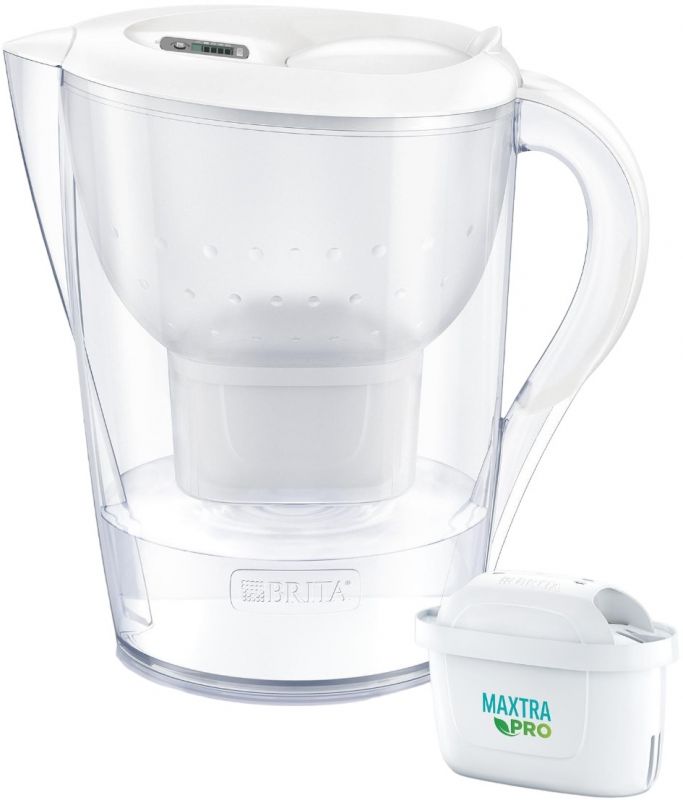 Фільтр-глечик Brita Marella XL Memo MXPro 3.5л (2л очищеної води) з фільтр-картриджем, синій