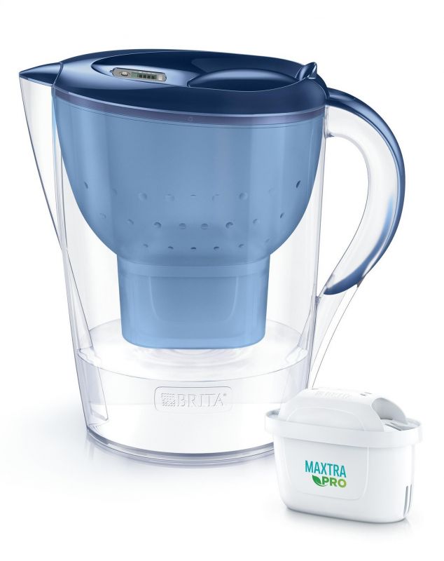 Фільтр-глечик Brita Marella XL Memo MXPro 3.5л (2л очищеної води) з фільтр-картриджем, білий