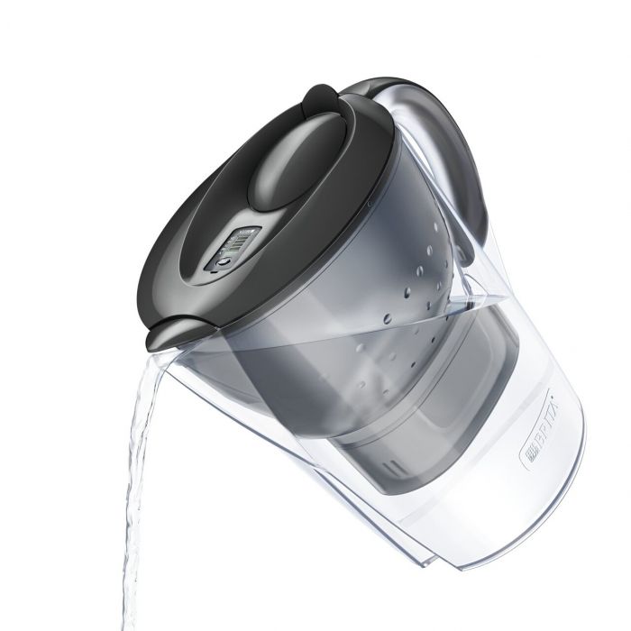 Фільтр-глечик Brita Marella Memo MXPro 2.4л (1.4л очищеної води) з фільтр-картриджем, графіт