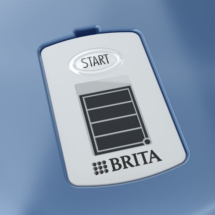 Фільтр-глечик Brita Flow Memo MXPro 8.2л (5.2л очищеної води) з фільтр-картриджем, синій