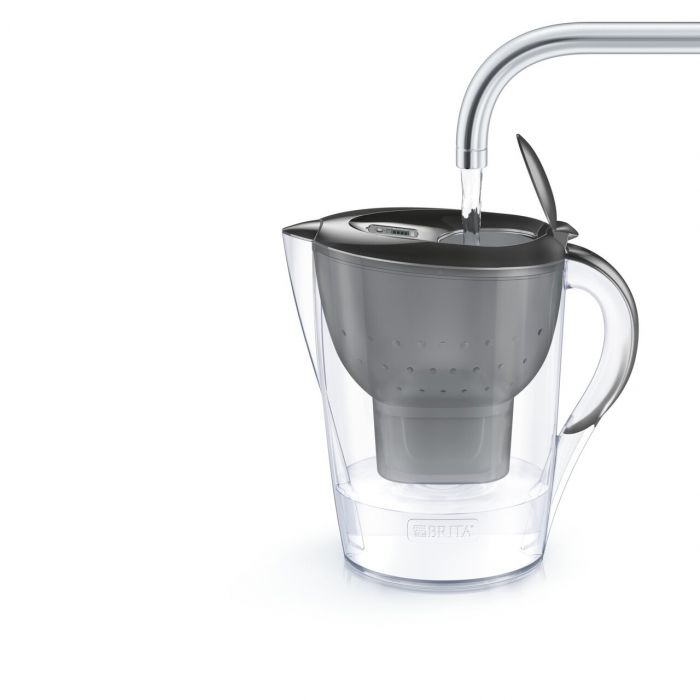 Фільтр-глечик Brita Marella Memo MXPro 2.4л (1.4л очищеної води) з фільтр-картриджем 3шт, графіт