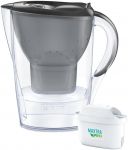 Фільтр-глечик Brita Marella Memo MXPro 2.4л (1.4л очищеної води) з фільтр-картриджем 3шт, графіт