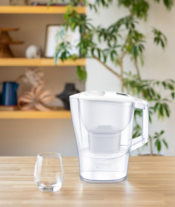 Фільтр-глечик Brita Aluna Memo MXPro 2.4л (1.4л очищеної води) з фільтр-картриджем 3шт, білий