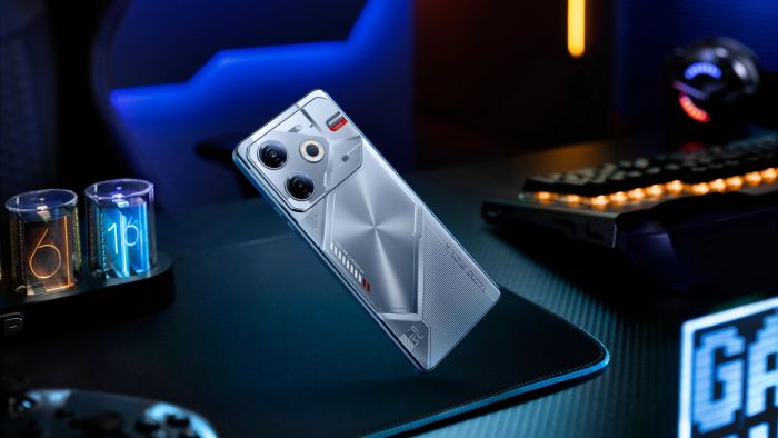 Смартфон TECNO POVA 6 NEO (LI6) 6.78" 8/128ГБ, 2SIM, 7000мА•год, Starry Silver