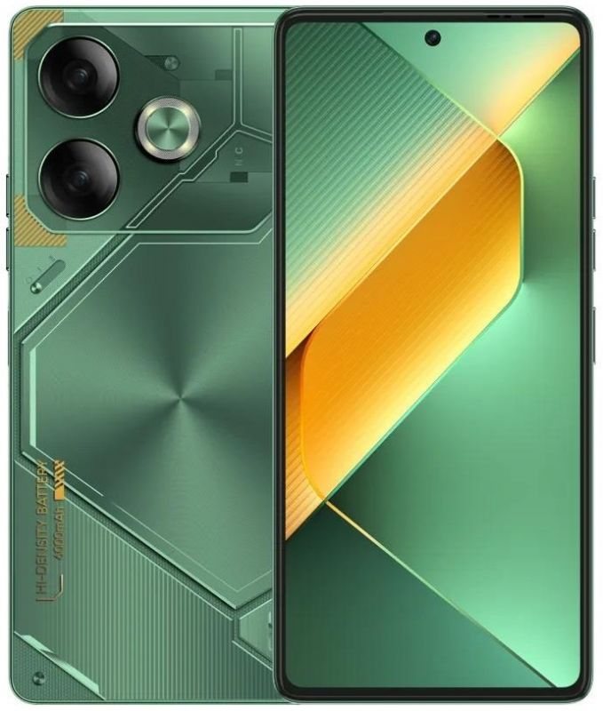 Смартфон TECNO POVA 6 (LI7) 6.78" 12/256ГБ, 2SIM, 6000мА•год, Comet Green