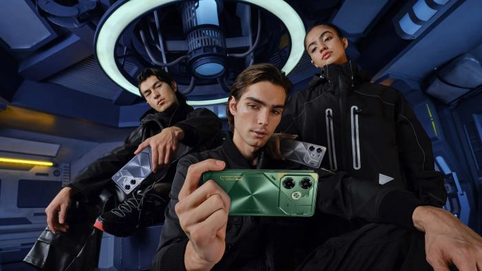 Смартфон TECNO POVA 6 (LI7) 6.78" 12/256ГБ, 2SIM, 6000мА•год, Comet Green