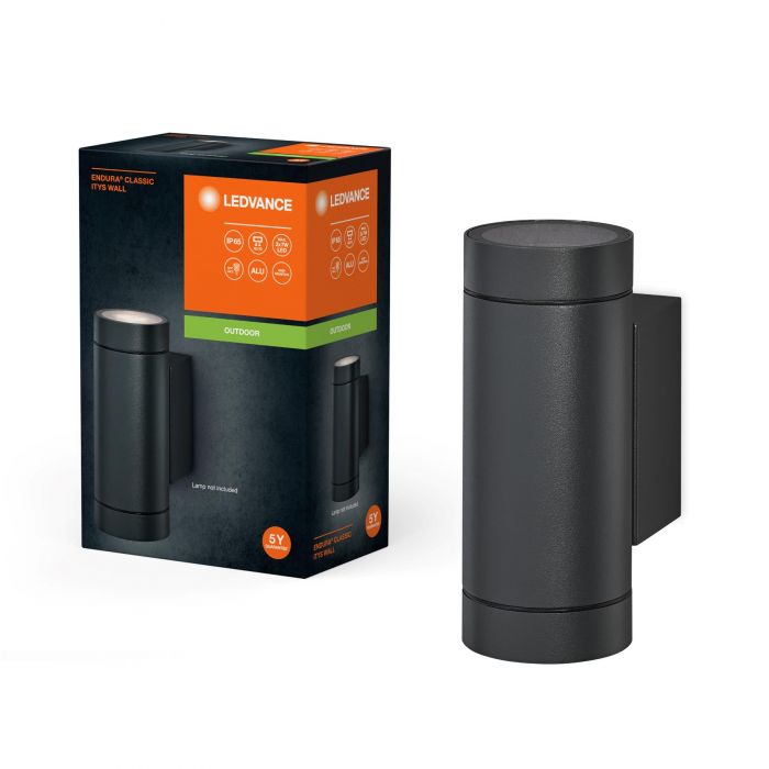 Cвітильник фасадний LEDVANCE ENDURA CLASSIC ITYS WALL GU10 IP65 чорний