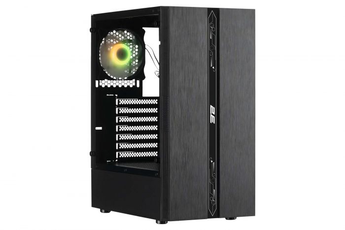 Корпус 2E GAMING Runa G2107 без БЖ 1xUSB3.0, 2xUSB2.0, 1x120мм ARGB, VGA 325мм, LCS ready, TG Side Panel, ATX, чорний