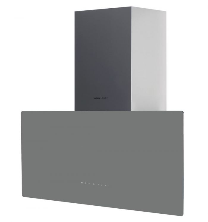 Витяжка похила Cata&Can Roca, 80см, 1400м.куб/год, Greco 80 gr, сірий