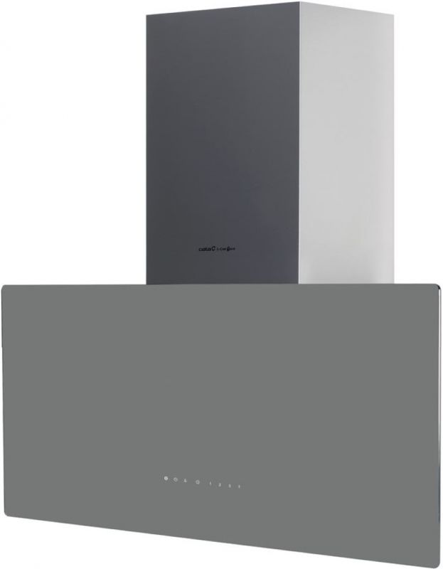 Витяжка похила Cata&Can Roca, 80см, 1400м.куб/год, Greco 80 gr, сірий