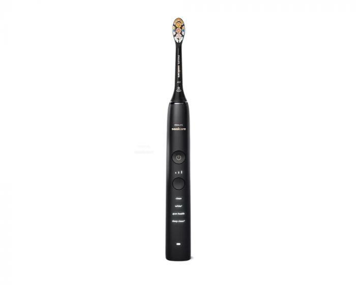 Щітка зубна електр. Philips, Sonicare DiamondClean 9000 Series, набір , 62т. колив/хв, насадок-1, 2 шт в наборі, 1зарядн.стакан+зарядка, чорний, білий