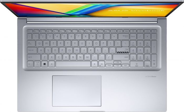 Ноутбук ASUS Vivobook 17X M3704YA-AU159 17.3" FHD IPS, AMD R5-7430U, 16GB, F1TB, UMA, noOS, Сріблястий