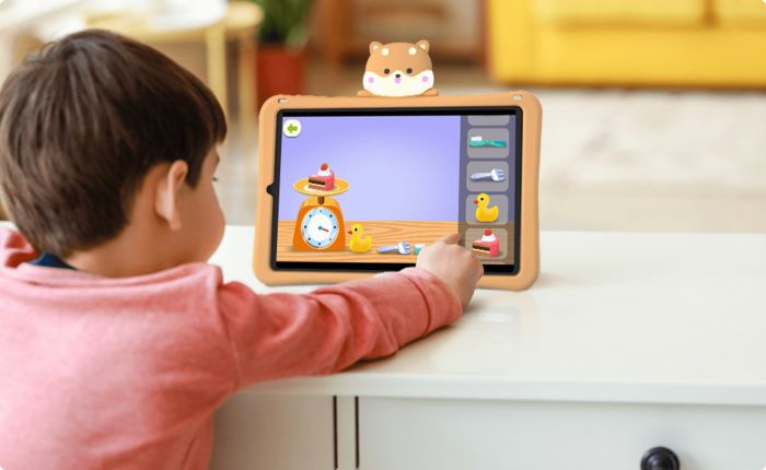 Планшет Doogee T20 mini Kids 8.4" 4ГБ, 128ГБ, LTE, 5060мА•г, Android, жовтий