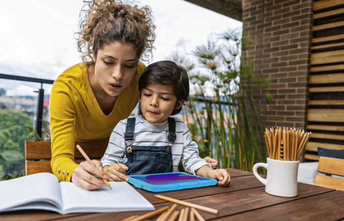 Планшет Doogee U10 Kids 10.1" 4ГБ, 128ГБ, 5060мА•г, Android, голубий