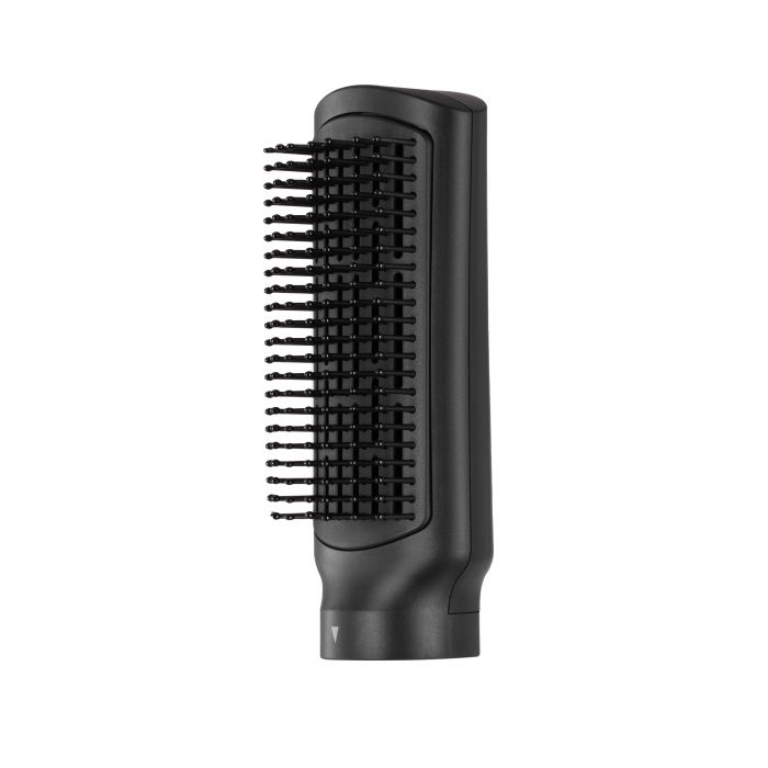 Фен-щітка ARDESTO Brush Pink Touch, 1200Вт, 2 швидкості, 2 темп. режими, LED-дисплей, функція іонізації , 4 насадки, сірий+ рожевий
