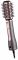 Фен-щітка ARDESTO Brush Pink Touch, 1200Вт, 2 швидкості, 2 темп. режими, LED-дисплей, функція іонізації , 4 насадки, сірий+ рожевий