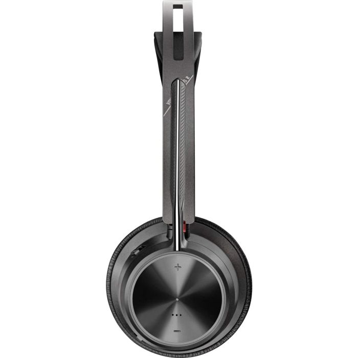 Гарнітура комп'ютерна стерео On-ear Poly Voyager Focus 2, USB-A, Bluetooth, всеспрямований, ANC, Acoustic fence,  чорний