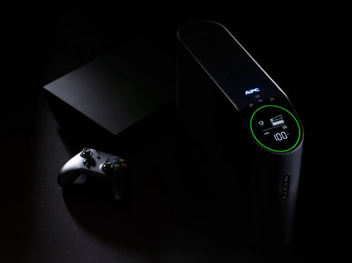 Джерело безперебійного живлення APC Back-UPS Pro 2200VA /1320W, LCD, USB, RGB Lights, 4xSchuko + 2xC13