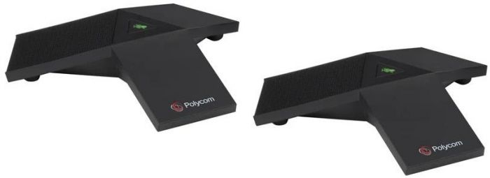 Мікрофонна пара додаткова Poly для SIP-конференц телефонів Trio 8300/8800, радіус дії 6,1 м/шт, чорний