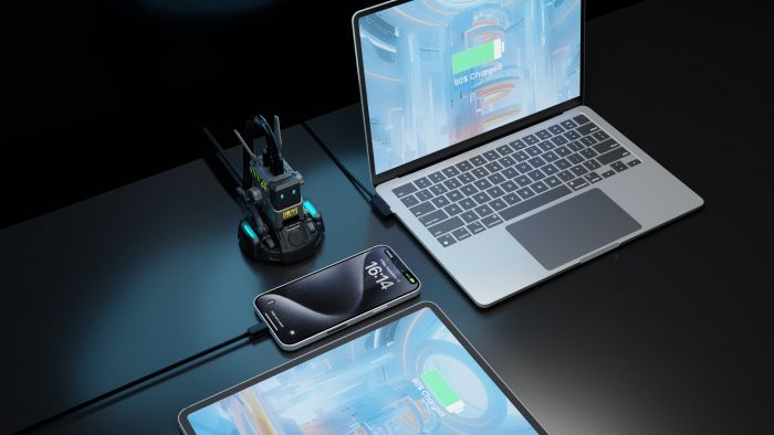 Зарядний пристрій мережевий GravaStar Alpha65 65Вт 2XUSB-C/USB-A, cірий