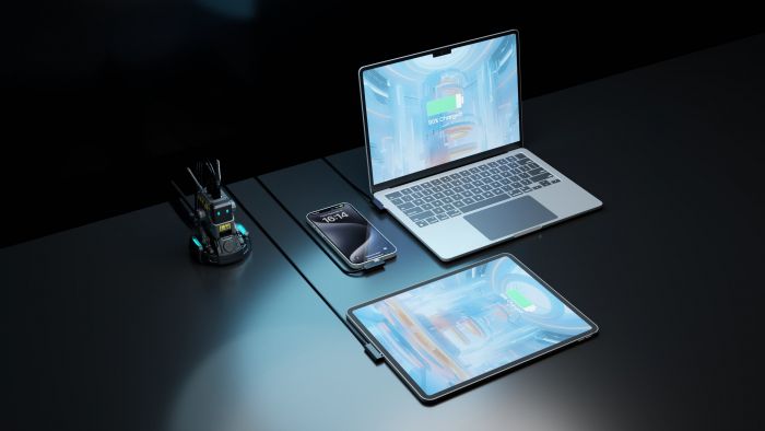 Зарядний пристрій мережевий GravaStar Alpha65 65Вт 2XUSB-C/USB-A, cірий