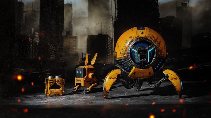 Зарядний пристрій мережевий GravaStar Alpha65 65Вт 2XUSB-C/USB-A, War-Damaged Yellow