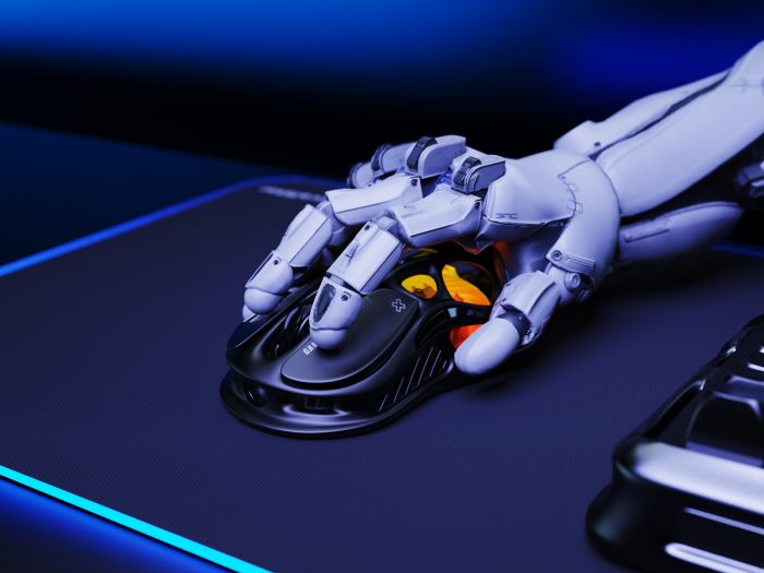 Миша GravaStar Mercury M2, BT/WL/USB-A, RGB, чорний