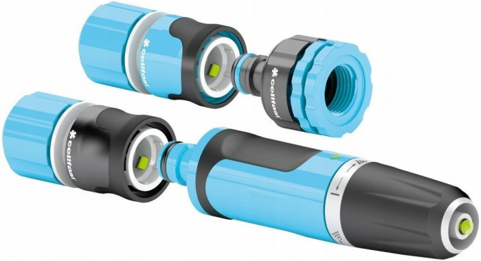 Котушка зі шлангом Cellfast ERGO XS автоматична 10+2м шланга 3/8" комплект конекторів та зрошувач ERGO