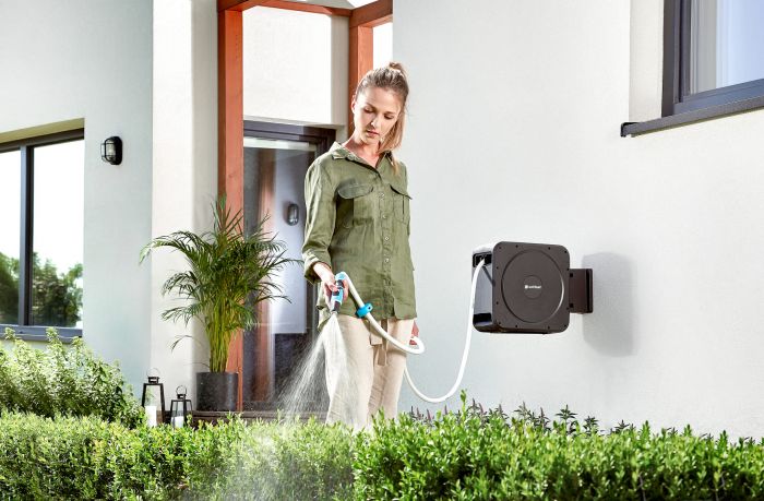 Котушка зі шлангом Cellfast ERGO автоматична 20м+2м шланга 1/2" комплект конекторів та зрошувач ERGO