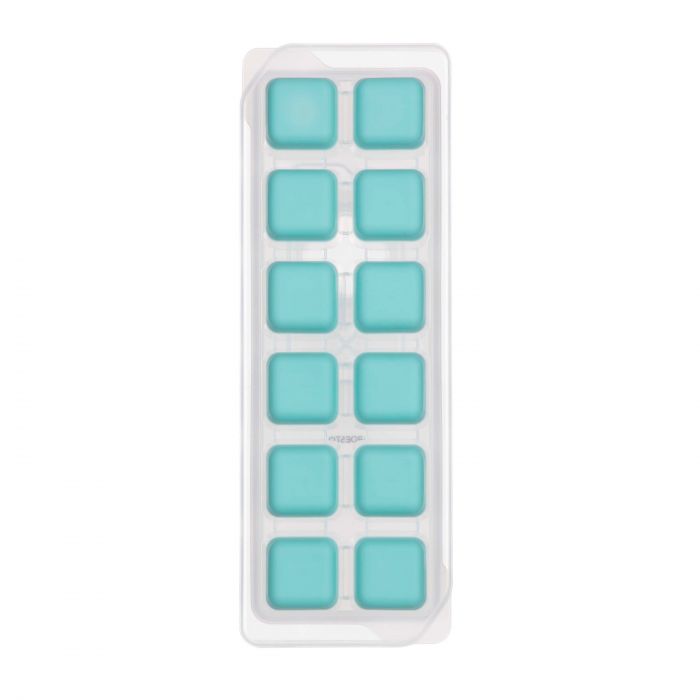 Форма для льоду з кришкою ARDESTO Fresh, 26х9.5х3.5см, силікон, пластик, синій