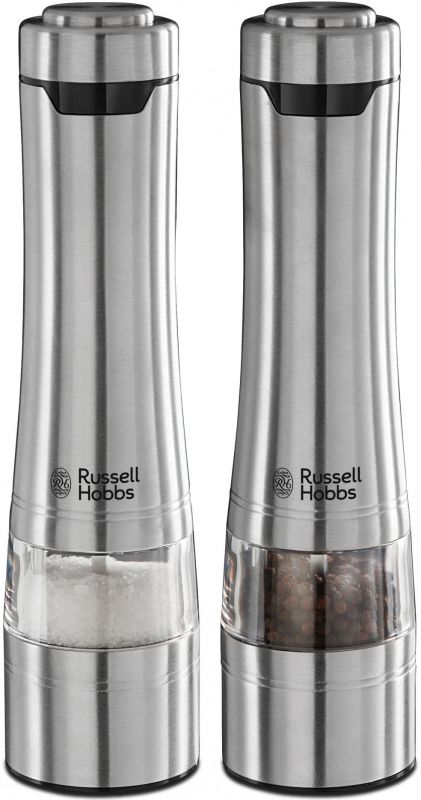 Млини для солі та перцю Russell Hobbs ААх4, керамічні жорна, сталевий