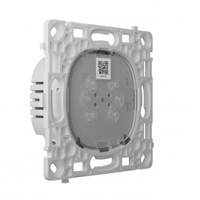 Реле одноклавішний вимикач Ajax LightCore Vertical 1-gang for LightSwitch Jeweler, бездротовий
