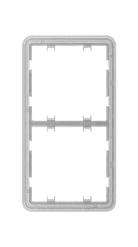 Рамка для вимикача на 2 секції Ajax Frame 2 seats for LightSwitch Vertical
