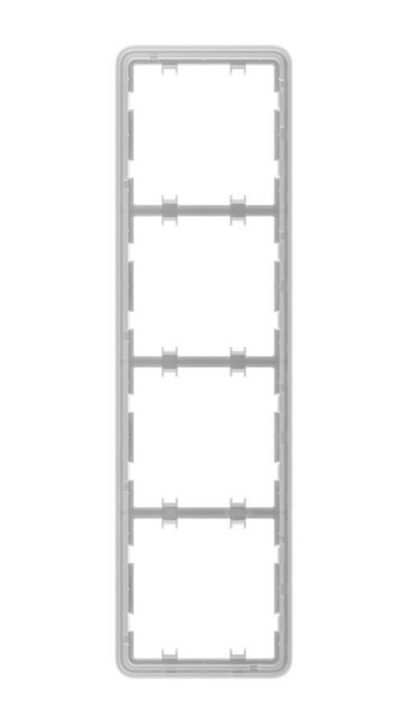 Рамка для вимикача на 4 секції Ajax Frame 4 seats for LightSwitch Vertical