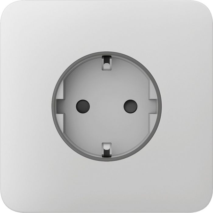 Передня панель для вбудованої розетки Ajax SoloCover for Outlet Basic, білий