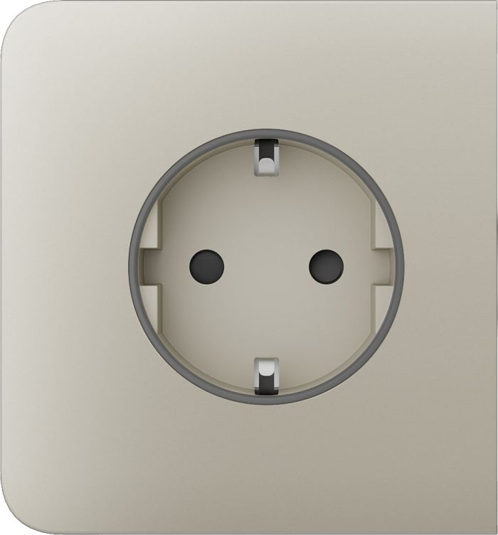 Бічна панель для вбудованої розетки Ajax SideCover for Outlet Basic, ivory