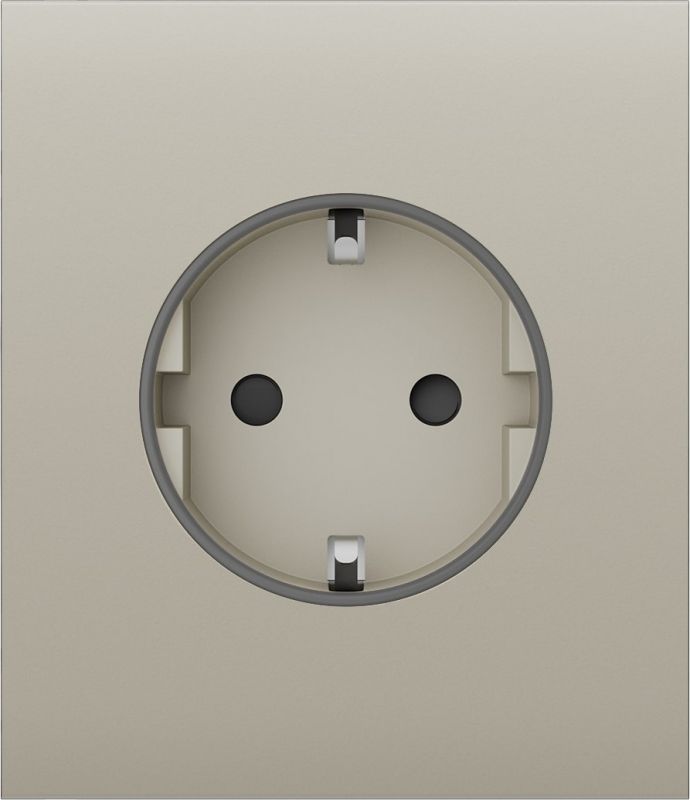 Центральна панель для вбудованої розетки Ajax CenterCover for Outlet Basic, ivory