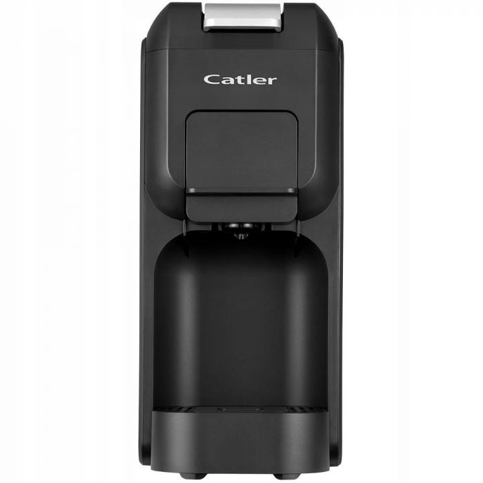 Кавоварка Catler капсульна Porto 0.8л, капсули, мелена кава, механічне керування, + бокс для адаптерів та капсул, чорний