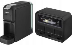 Кавоварка Catler капсульна Porto 0.8л, капсули, мелена кава, механічне керування, + бокс для адаптерів та капсул, чорний